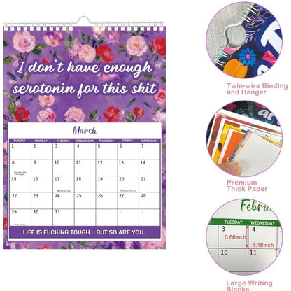 2026 Sweary Mental Health Calendar