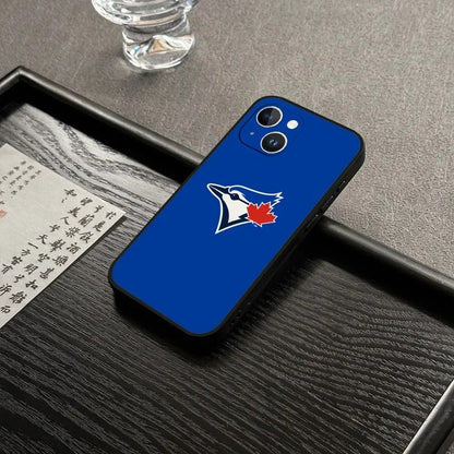 Toronto Blue Jays Phone Case Compatible with iPhone 7–16 Series, Black Protective Shell