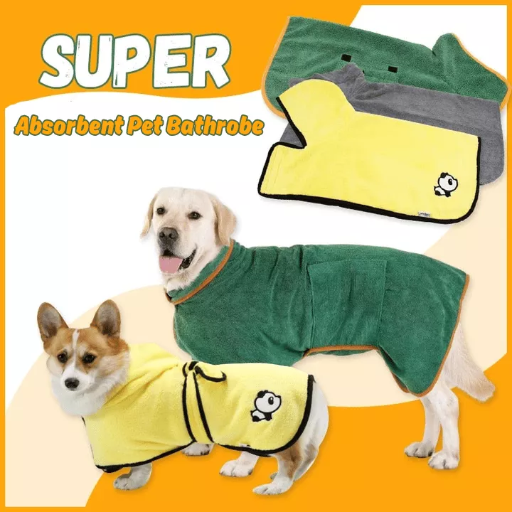 Super Absorbent Pet Bathrobe Towel