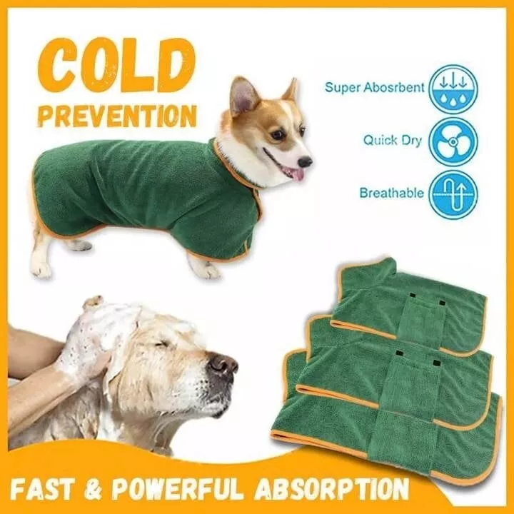 Super Absorbent Pet Bathrobe Towel