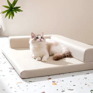 Dogs & Cats Leather Neck Guard Sofa Bed