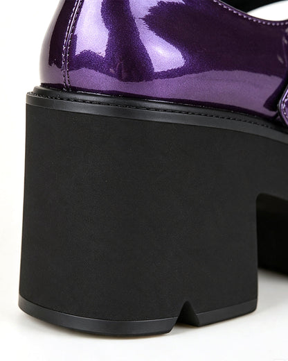 Wren | Women's Purple Platform Mary Janes