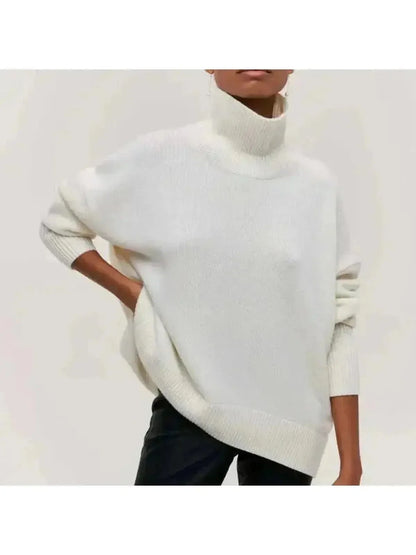 Bequia | Women's Oversized Turtleneck Knit Sweater