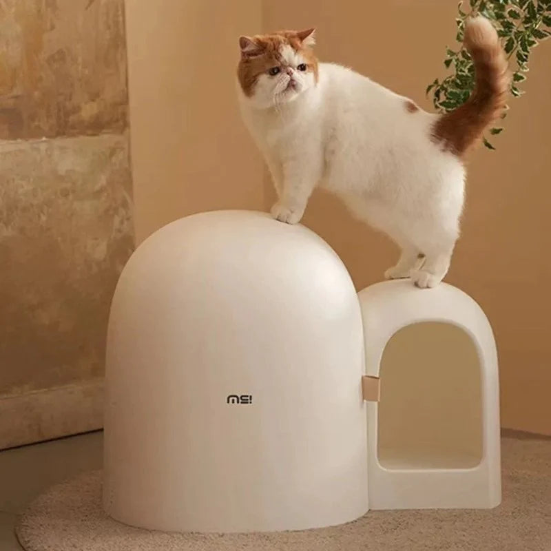 MS Modern & Chic Fully Enclosed Compact Cat Litter Box