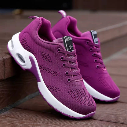 Orthopedic Shoes For Women | Breathable Mesh Lace-Up Athletic