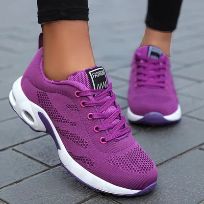 Orthopedic Shoes For Women | Breathable Mesh Lace-Up Athletic