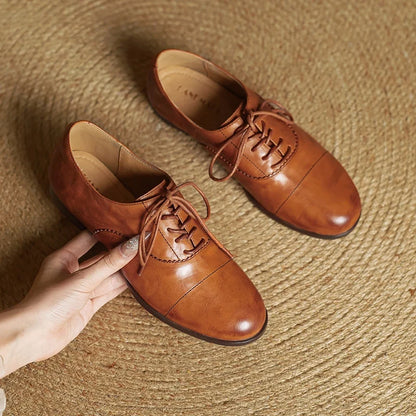 Ottoline | Women's Cap-Toe Oxford Flats