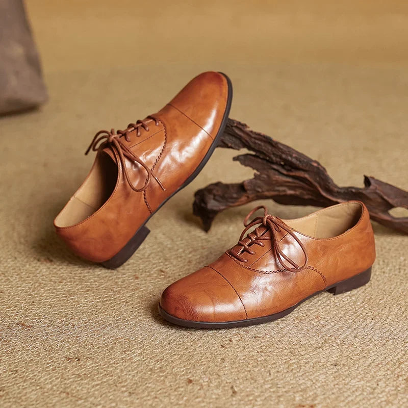 Ottoline | Women's Cap-Toe Oxford Flats