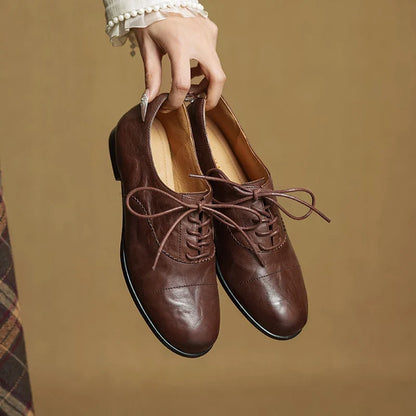 Ottoline | Women's Cap-Toe Oxford Flats