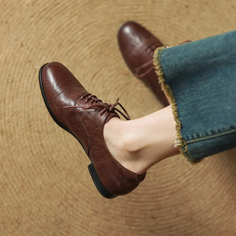 Ottoline | Women's Cap-Toe Oxford Flats