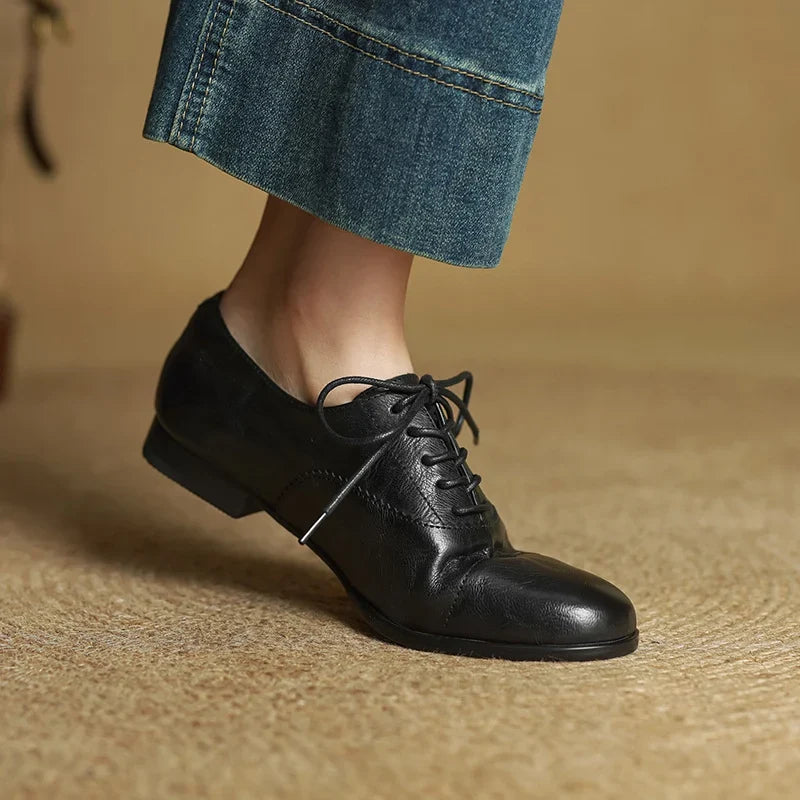 Ottoline | Women's Cap-Toe Oxford Flats
