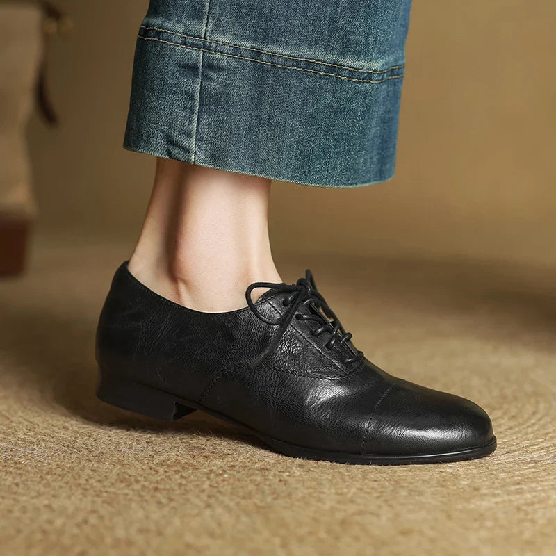 Ottoline | Women's Cap-Toe Oxford Flats