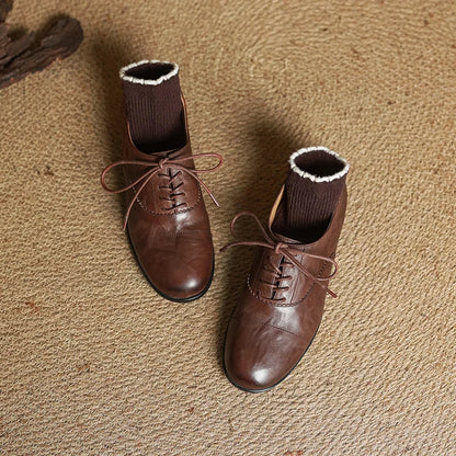 Ottoline | Women's Cap-Toe Oxford Flats