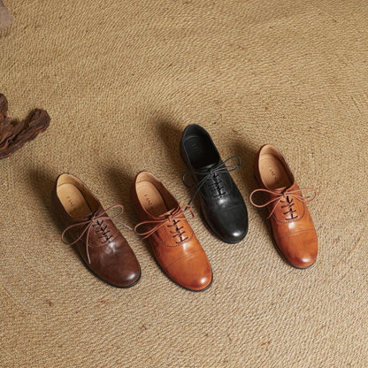 Ottoline | Women's Cap-Toe Oxford Flats