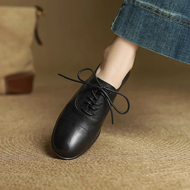 Ottoline | Women's Cap-Toe Oxford Flats