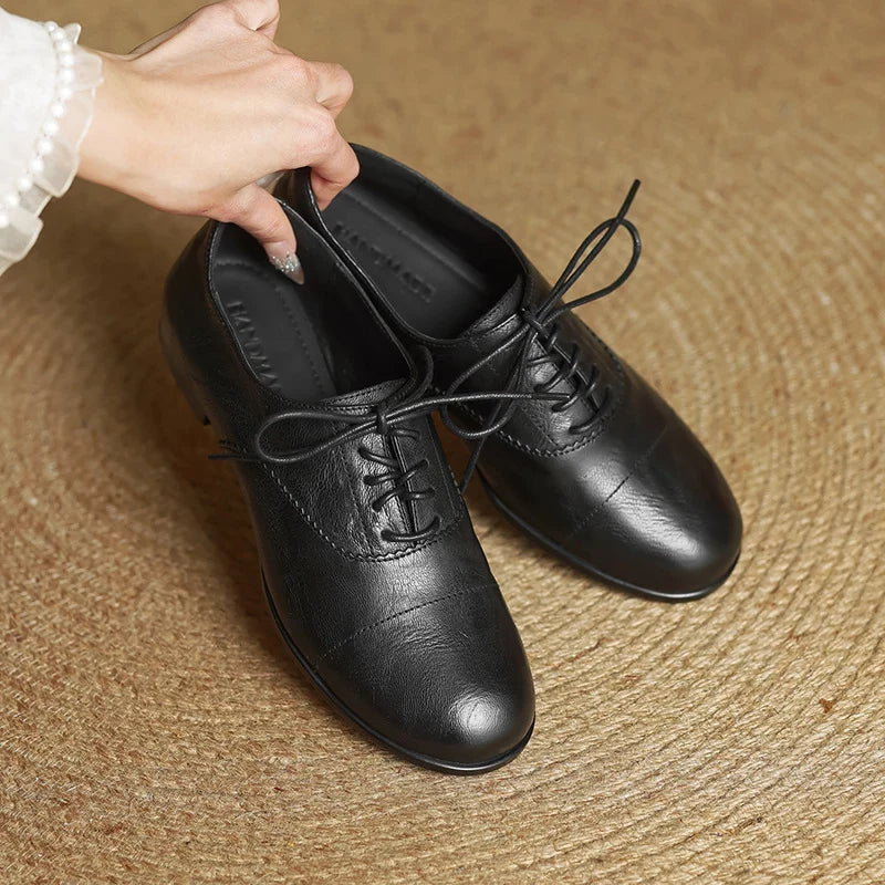 Ottoline | Women's Cap-Toe Oxford Flats