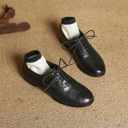 Ottoline | Women's Cap-Toe Oxford Flats