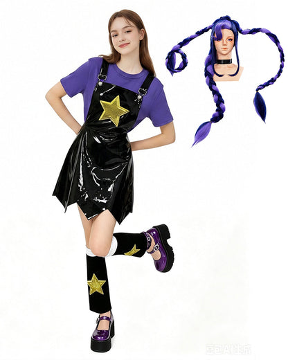 Vesper | Women's Purple Doll Cosplay Costume Set
