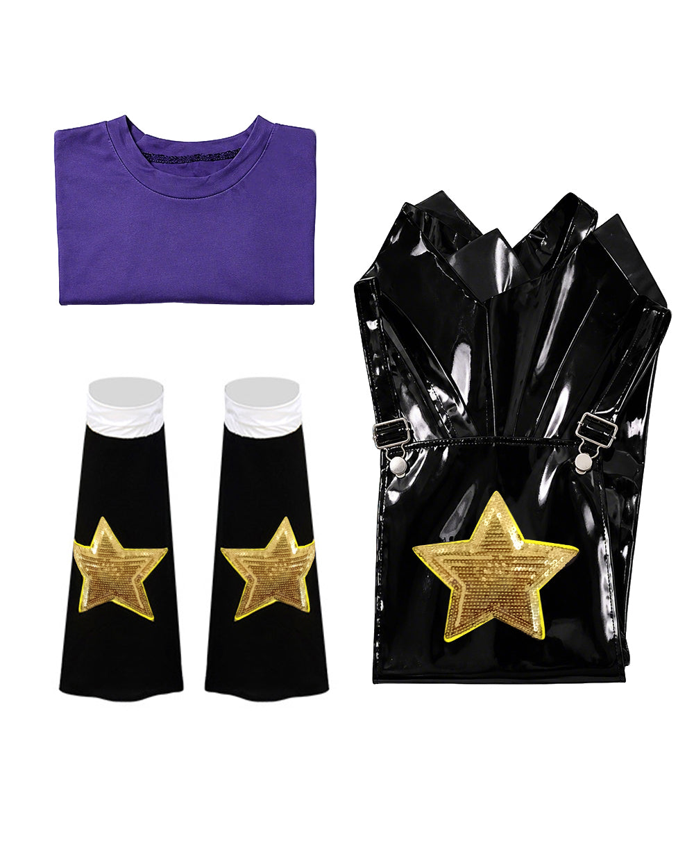 Poppy | Girls' Purple Doll Cosplay Costume Set