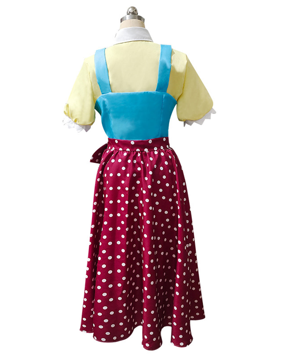 Scary Teacher Cosplay Costume Chapter 3 Yellow Vintage Shirt Vest and Skirt for Girls Women Halloween Cosplay