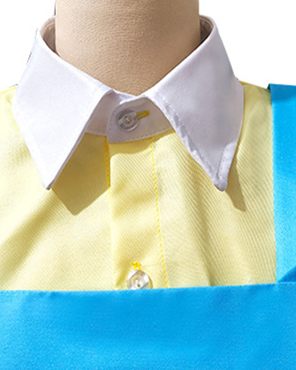 Scary Teacher Cosplay Costume Chapter 3 Yellow Vintage Shirt Vest and Skirt for Girls Women Halloween Cosplay