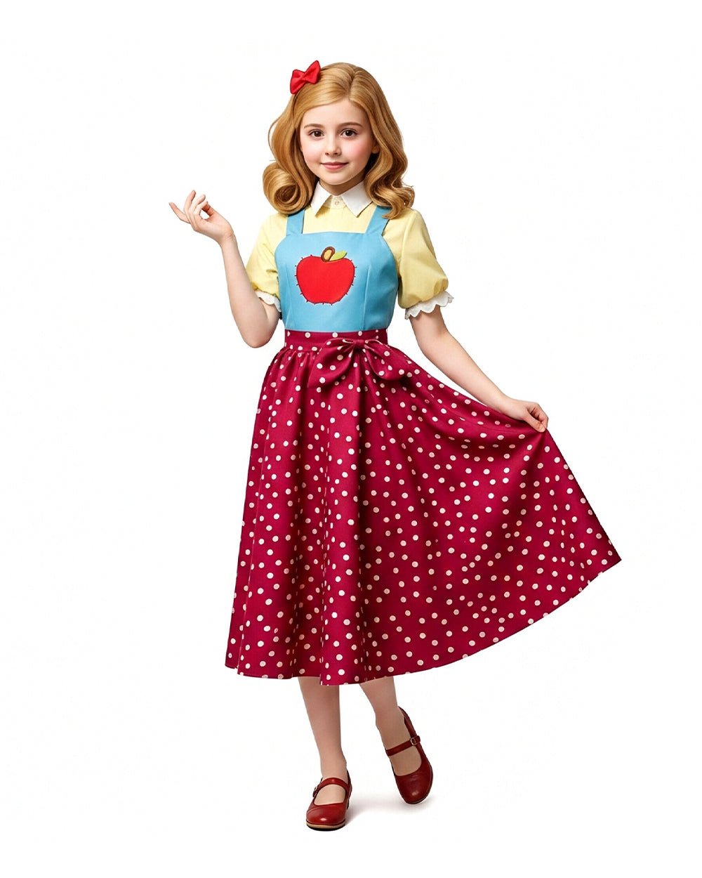 Scary Teacher Cosplay Costume Chapter 3 Yellow Vintage Shirt Vest and Skirt for Girls Women Halloween Cosplay