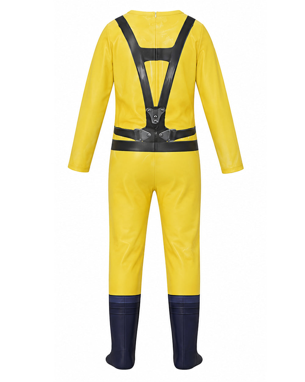 Kids The Player Costume Yellow Hazmat Suit with Extendable Grabber Hands for Cosplay Carnival