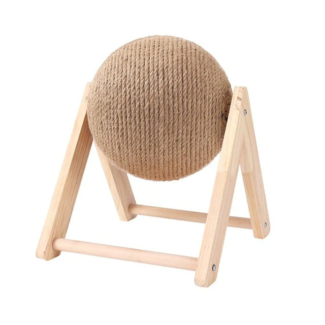 Cat Scratching Ball Toy Kitten Sisal Rope Ball Board