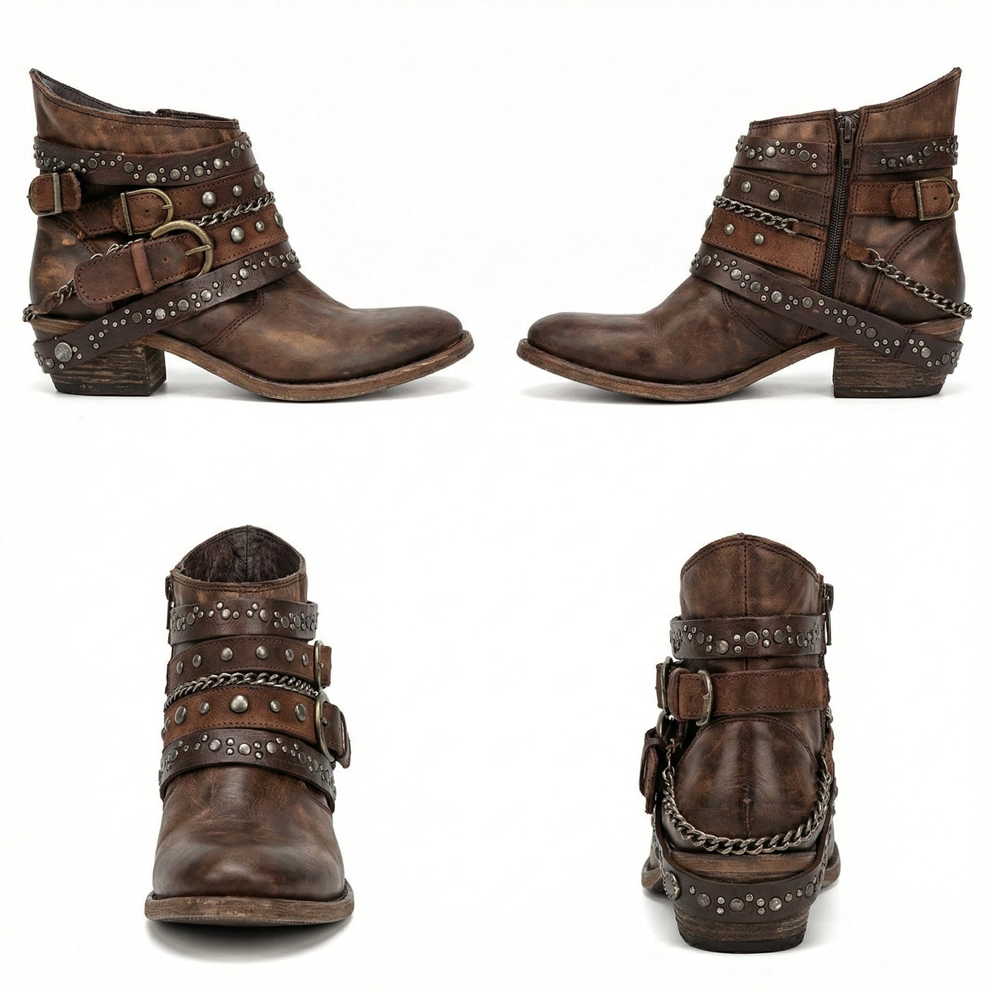 Rowan | Women's Chain Ankle Boots