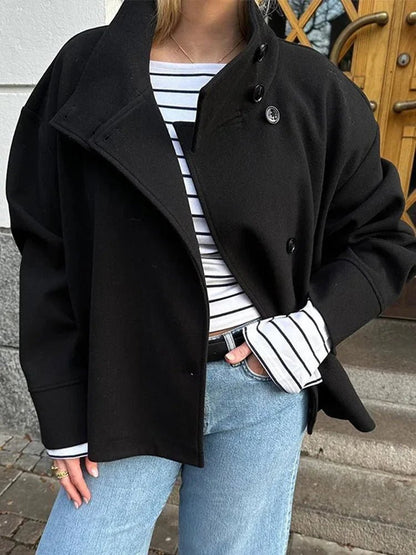Elise | Women's Jacket with Stand Collar