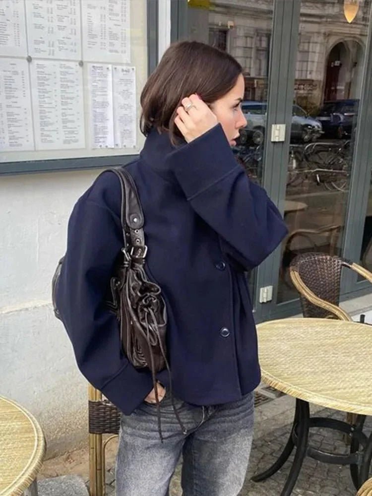Elise | Women's Jacket with Stand Collar