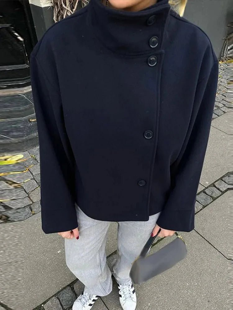Elise | Women's Jacket with Stand Collar