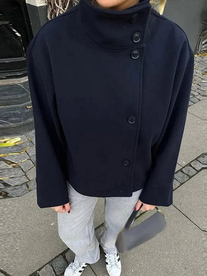 Elise | Women's Jacket with Stand Collar