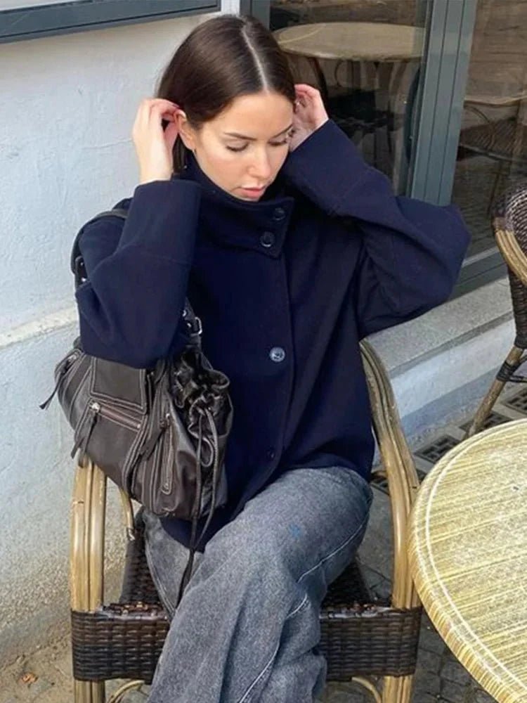 Elise | Women's Jacket with Stand Collar