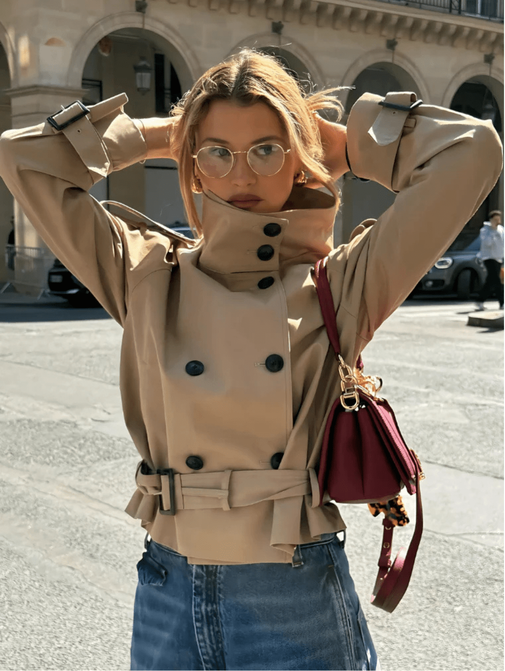 Camille | Women's Cropped Trench Coat