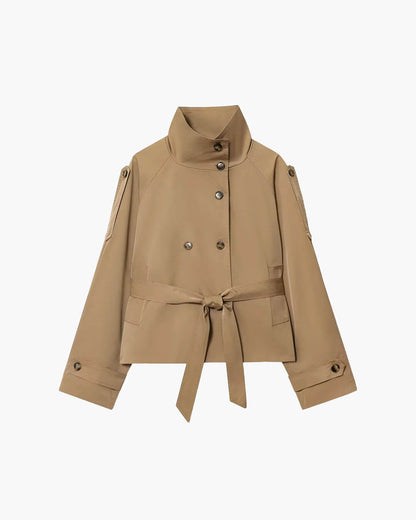 Camille | Women's Cropped Trench Coat