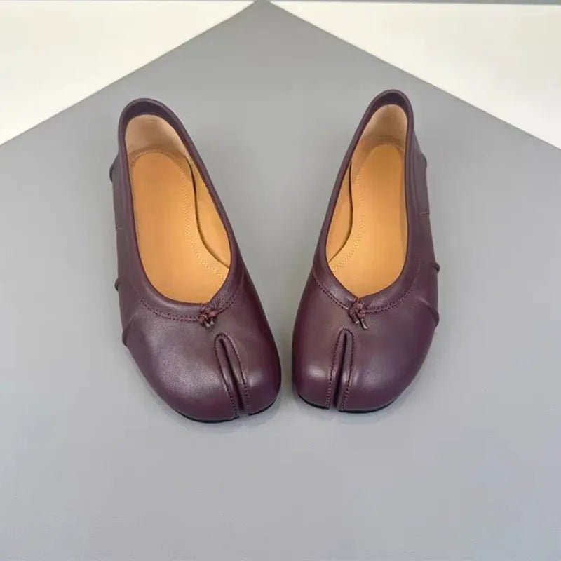 Noor | Split-Toe leather Mules