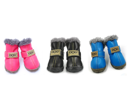 Stylish Waterproof Winter Dog Booties