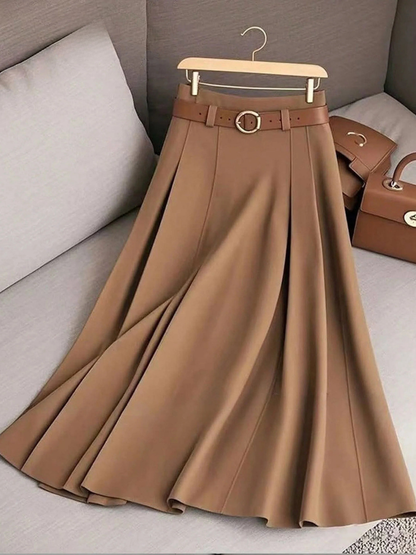 Wrenley | Women's Pleated A-Line Skirt