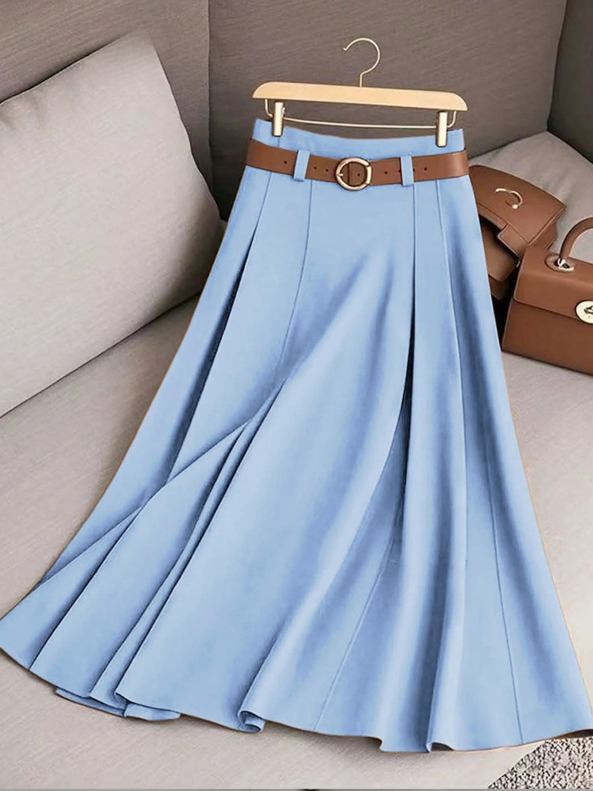 Wrenley | Women's Pleated A-Line Skirt