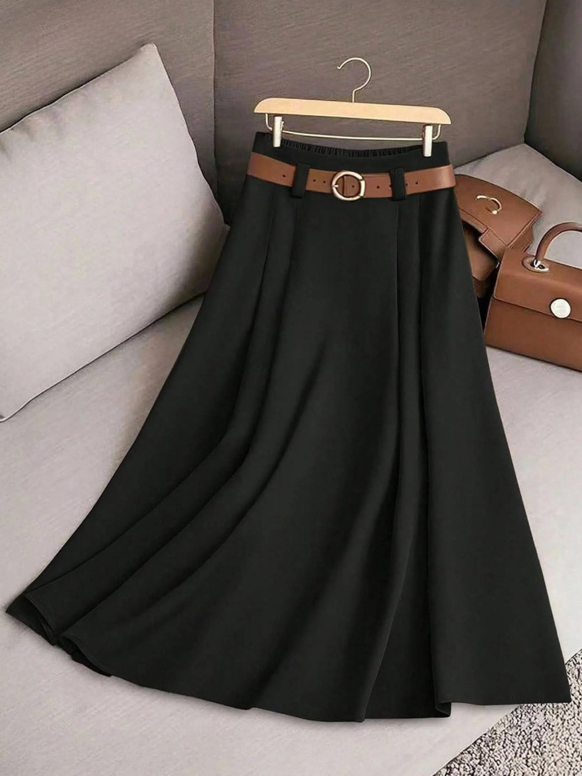 Wrenley | Women's Pleated A-Line Skirt