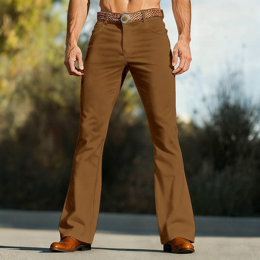Men's Retro 1970s Flared Pants