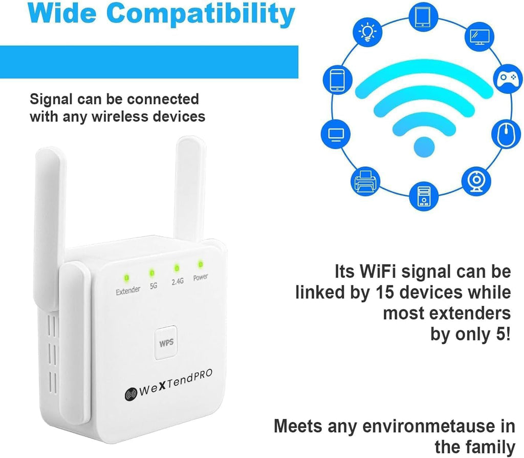 UltraXtend 5G WiFi Booster – Top WiFi Extender for Faste and Stronger Connection