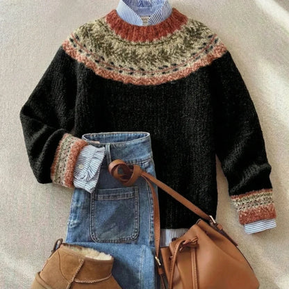 Linnea | Fair Isle Nordic Knit Sweater