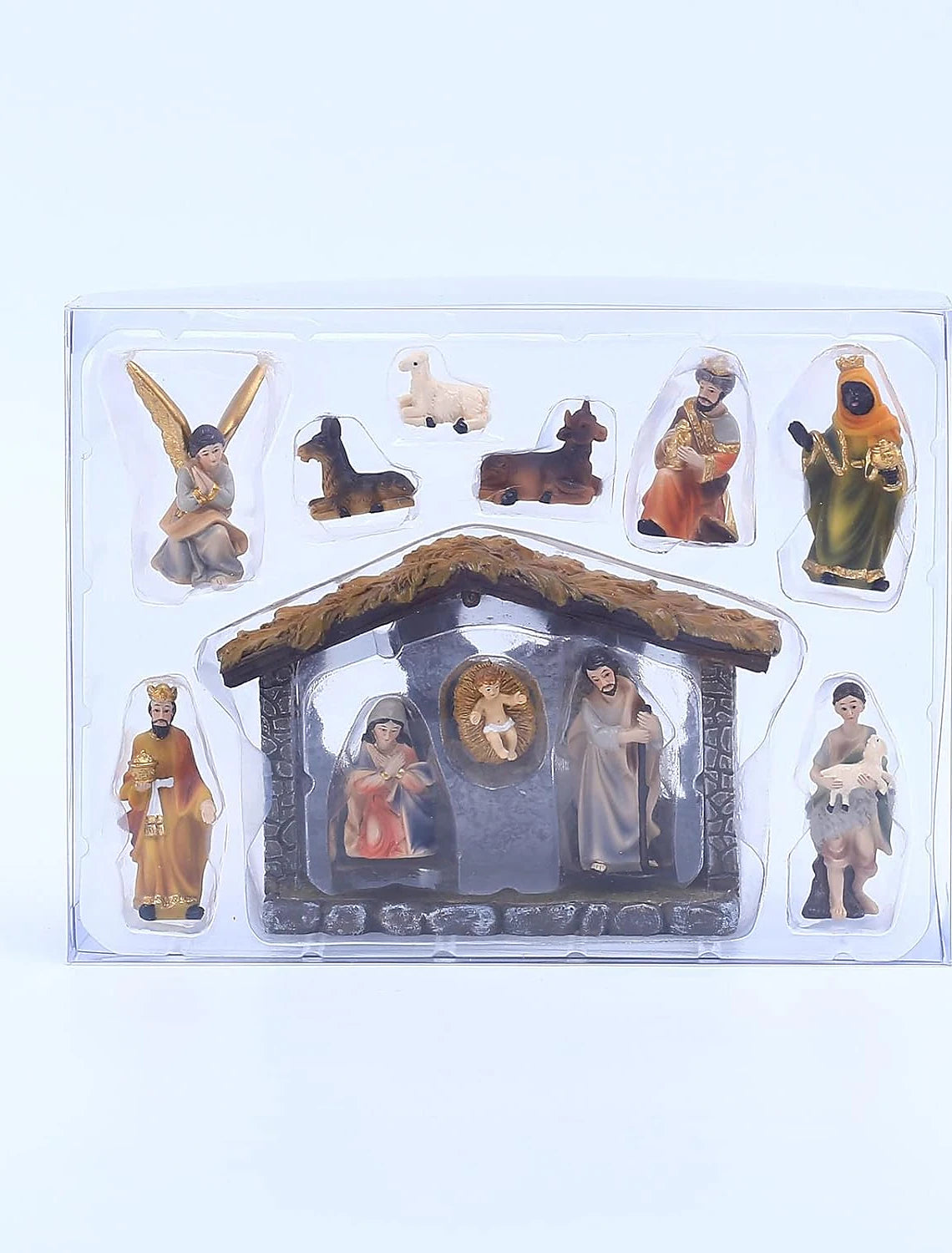 Christmas Nativity Scene for Indoor Holiday Decor - Family-Friendly Christmas Decorations Christmas Nativity Scene Xmas Belen Decoration