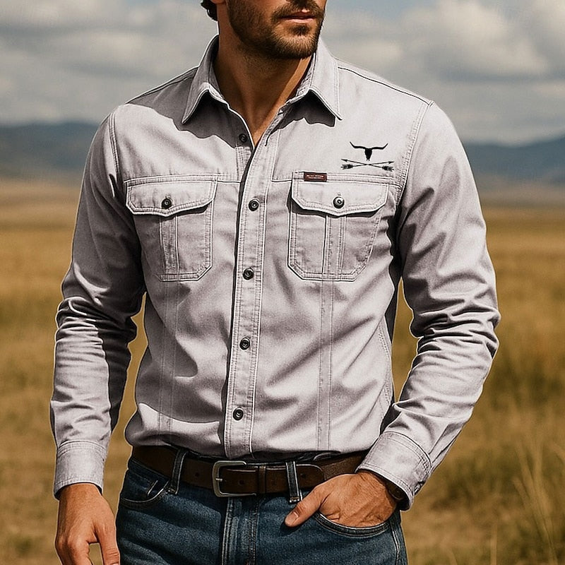 Sawyer | Long Sleeve Western Work Shirt