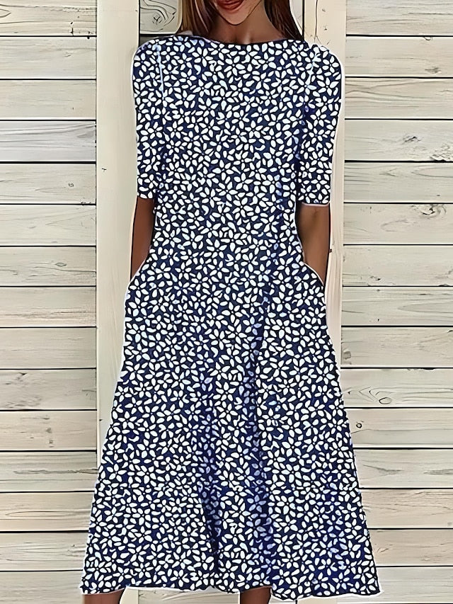Sienna | Effortless Cotton-Linen A-Line Dress