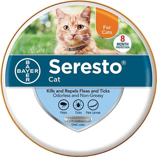 Seresto Flea and Tick Collar for Small, Large Dogs & Cats 8 Month Protection