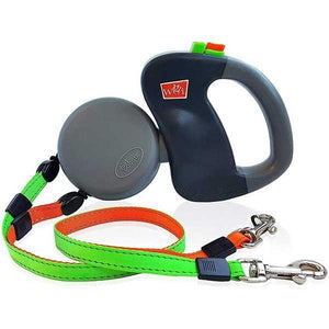 Double Dog Leash :  Dog - Reflective Rope Leash for 2 Dogs