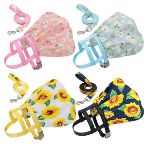 Small Puppy Dog Cat Clothes Harness